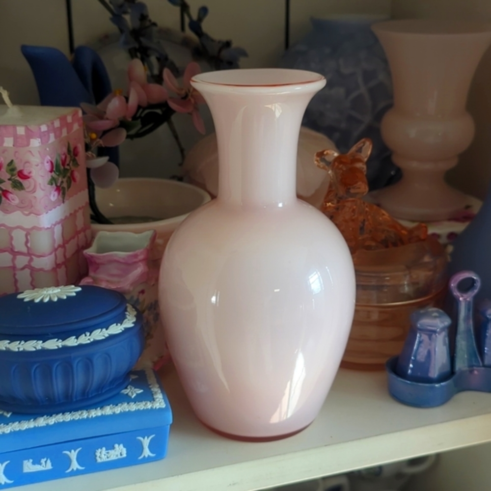 6/$60 Pale pink Mikasa by Kurata vase